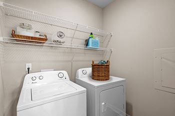 Washer dryer in unit